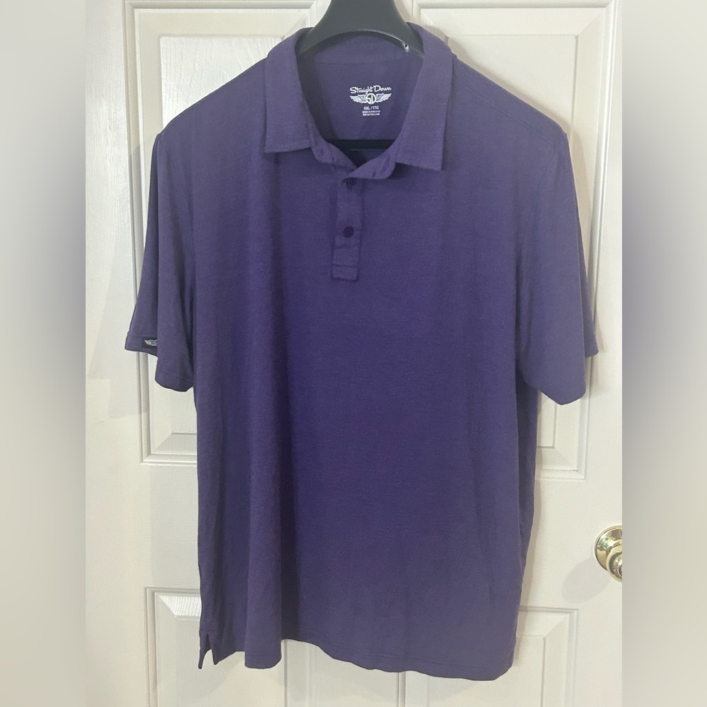 Straight Down Men’s XXL Casual Golf Short Sleeve Polo